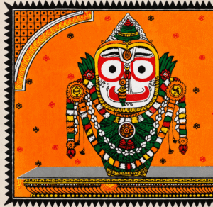 Jagannath Trio Pattachitra Folk Painting - Image 4