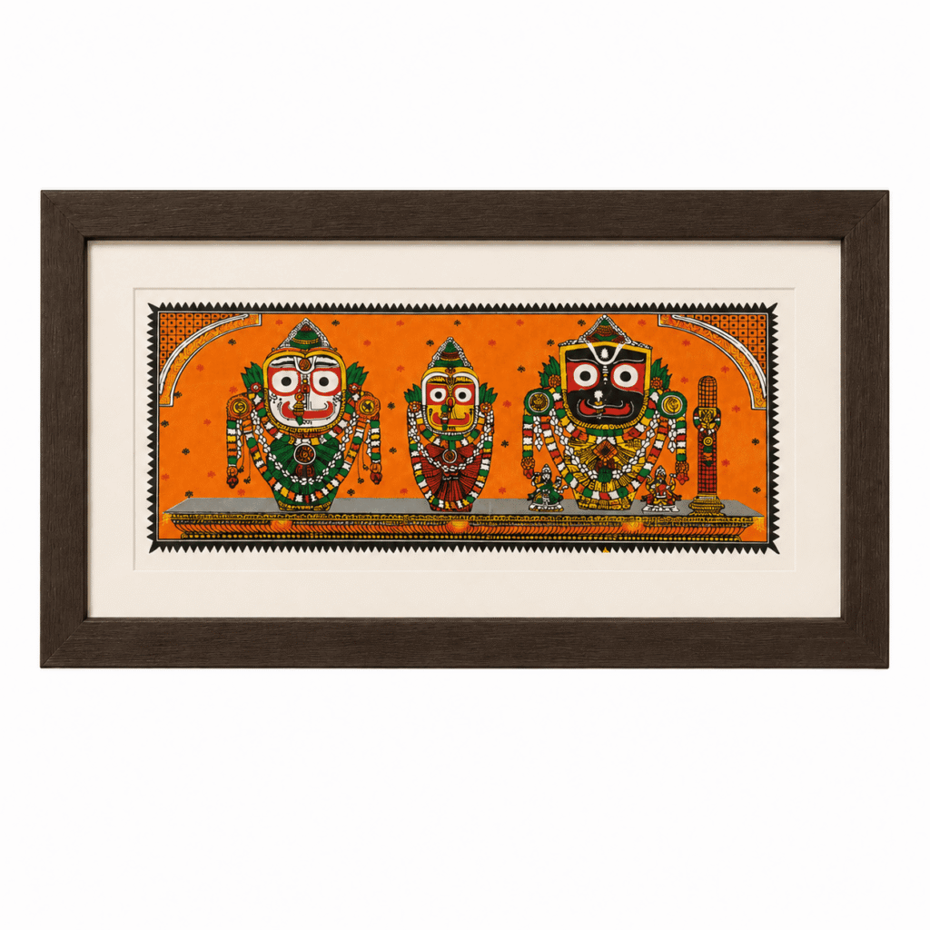 Jagannath Trio Pattachitra Folk Painting