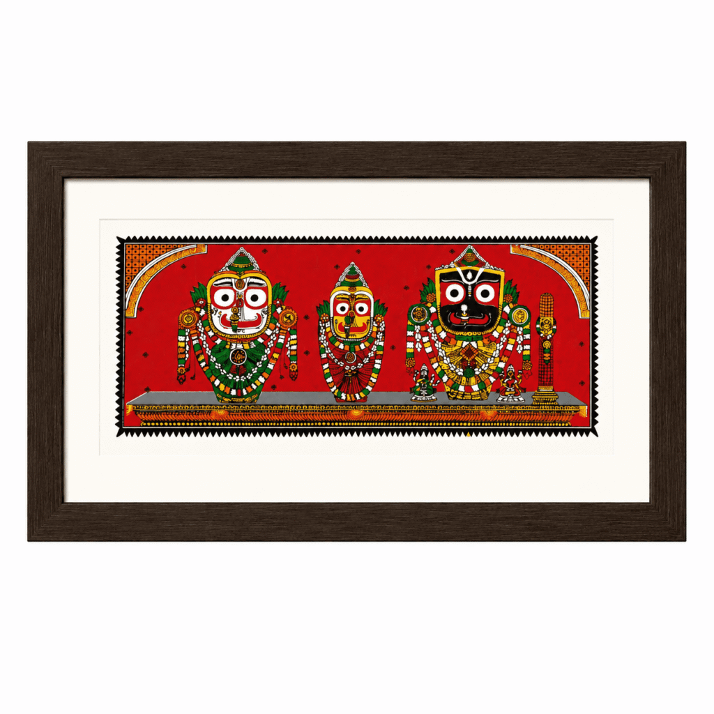 Jagannath Balabhadra Subhadra Pattachitra Painting
