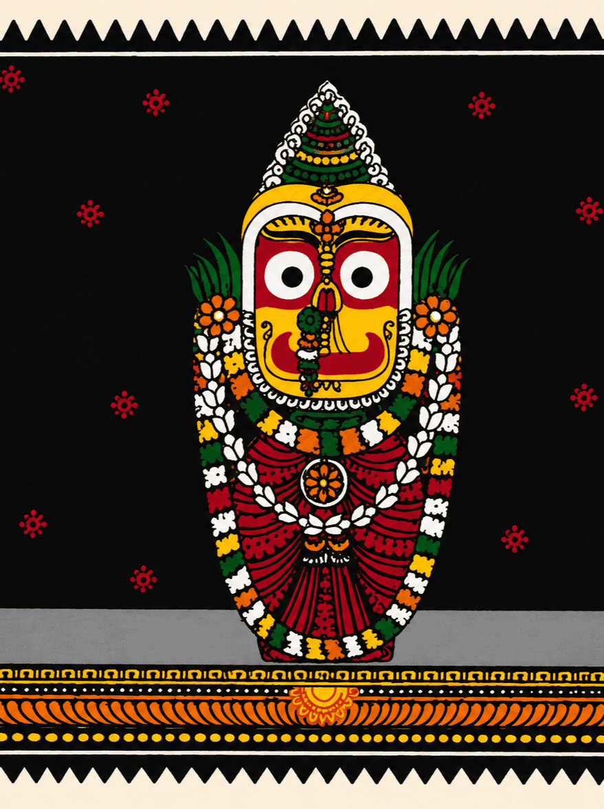 Jagannath Balabhadra Subhadra Pattachitra Art - Image 4