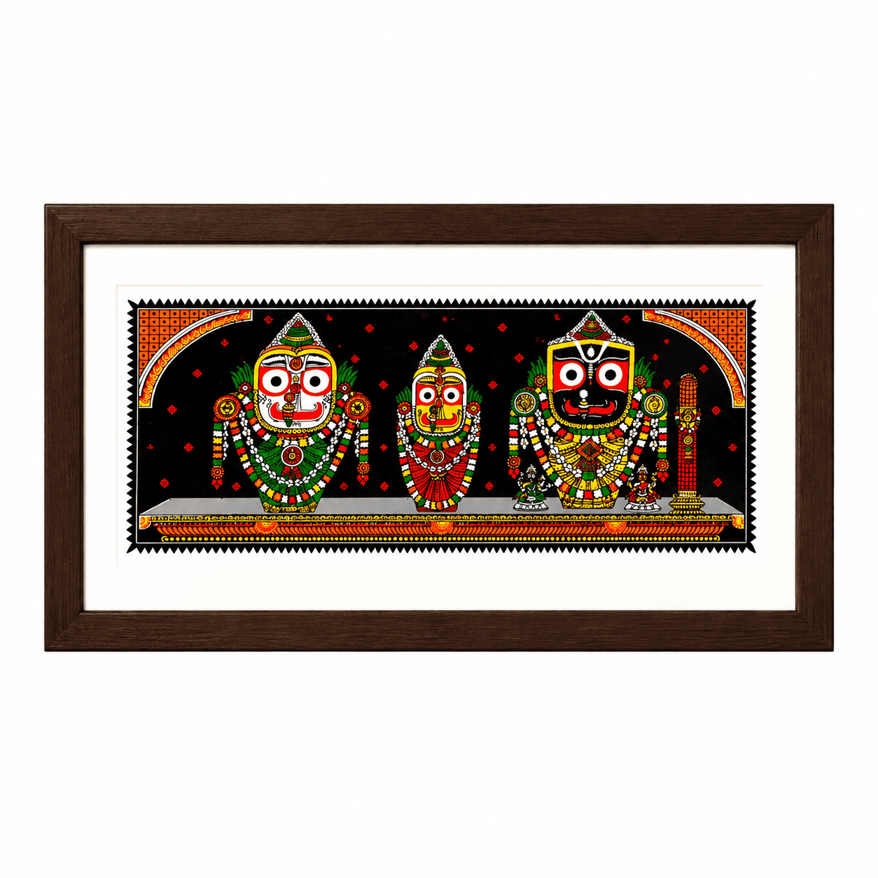 Jagannath Balabhadra Subhadra Pattachitra Art - Image 1