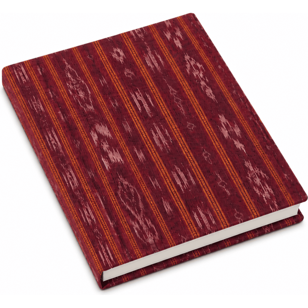 Crimson Ikat Handcrafted Journal
