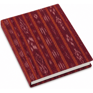 Crimson Ikat Handcrafted Journal - Image 1