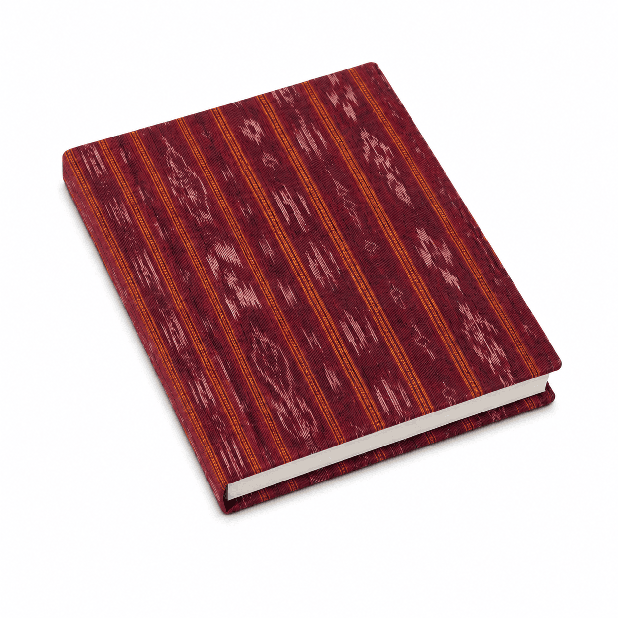 Crimson Ikat Handcrafted Journal - Image 1