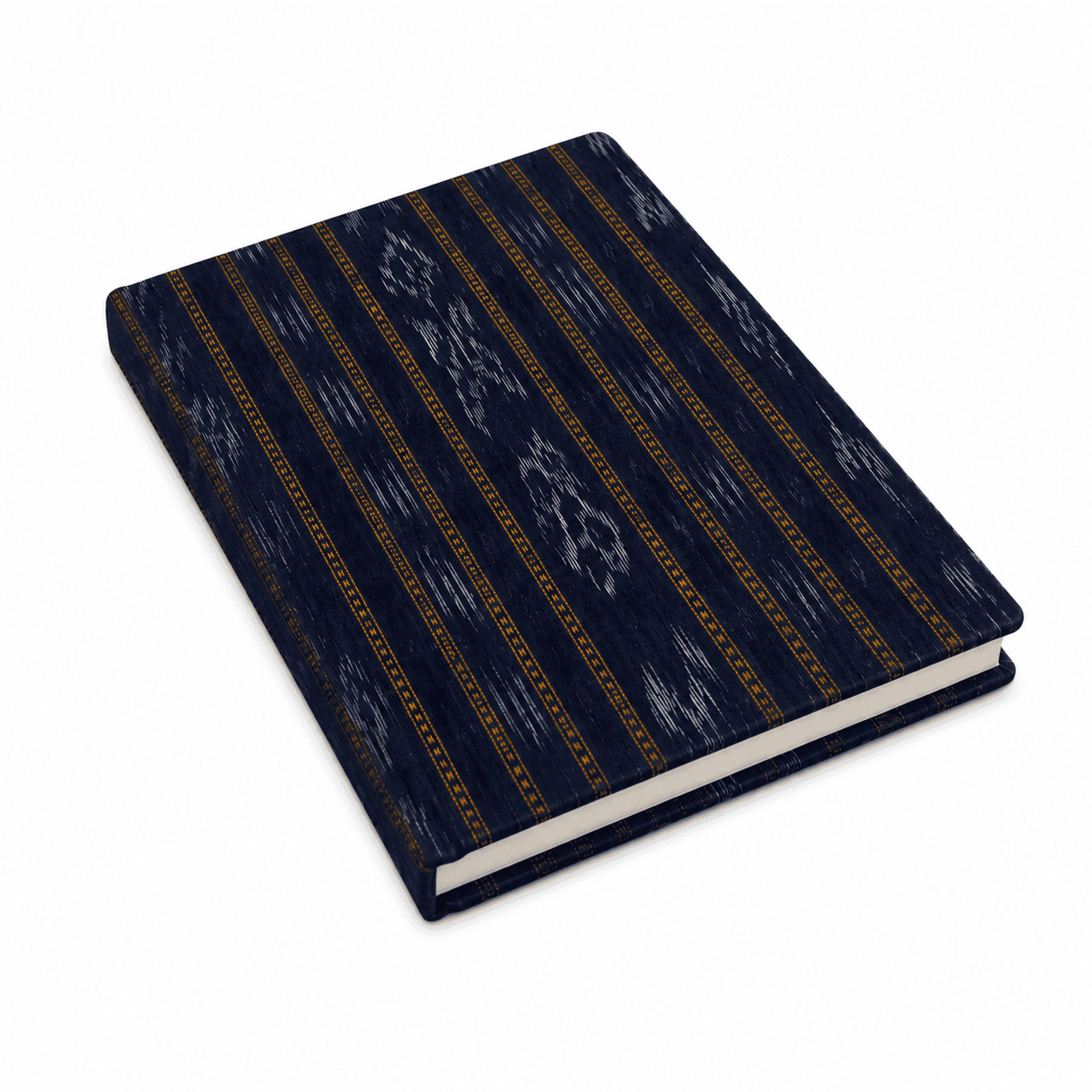 Violet Ikat Handcrafted Journal - Image 1