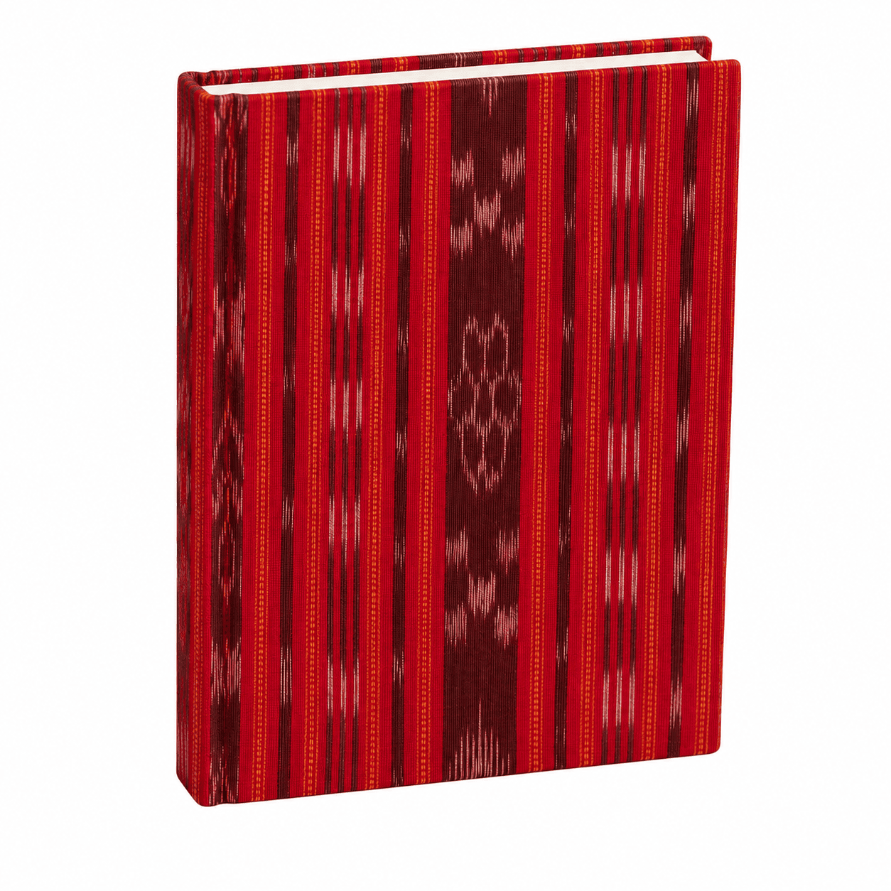 Red Ikat Handcrafted Journal - Image 1