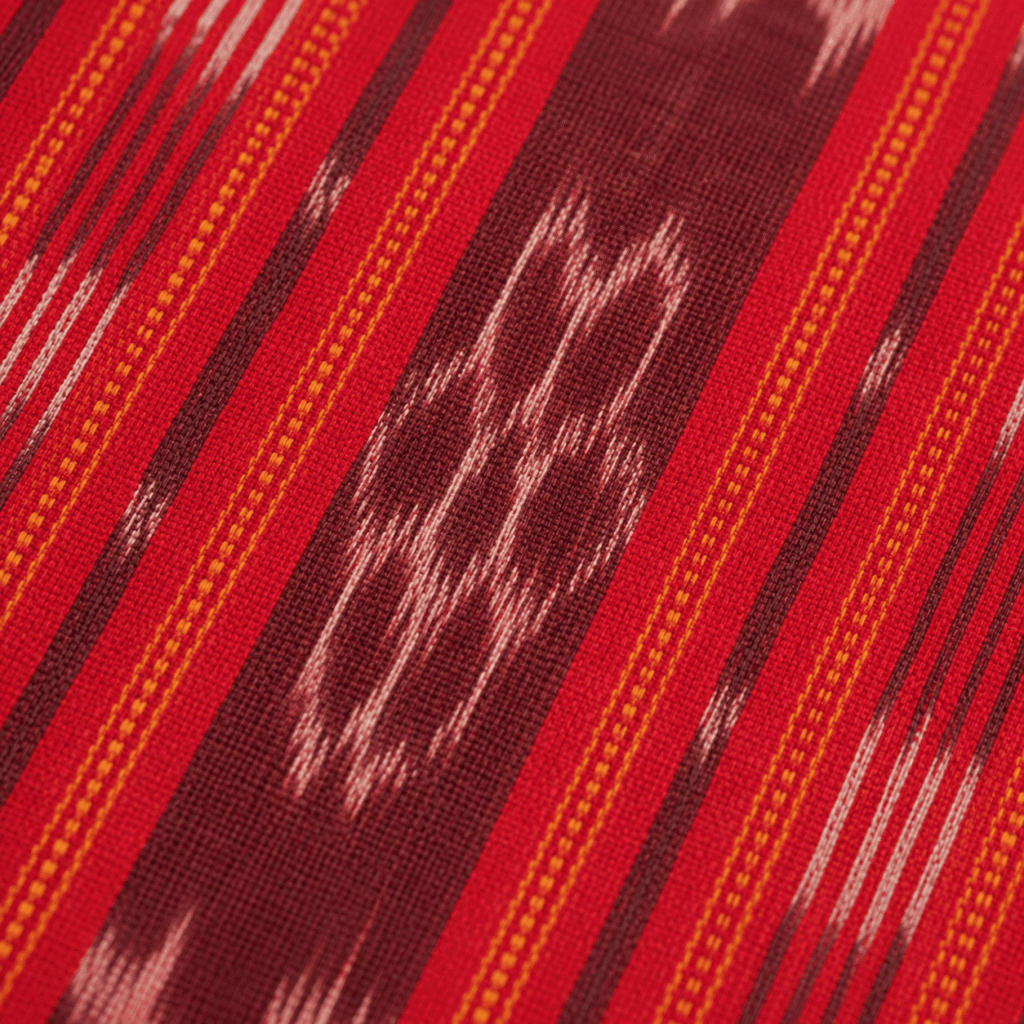 Red Ikat Handcrafted Journal