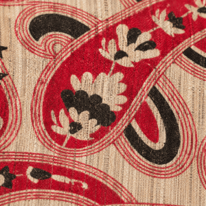 Red Indian Block Print Cotton Journal - Image 3