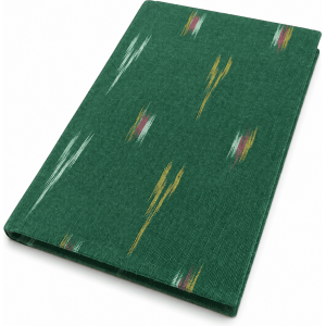 Green Ikat Handloom Journal - Image 1