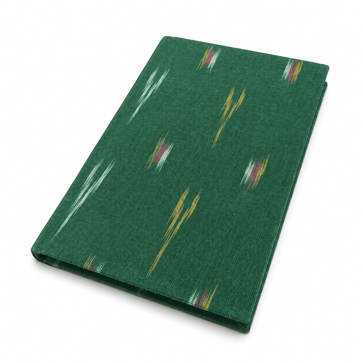 Green Ikat Handloom Journal - Image 1