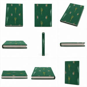 Green Ikat Handloom Journal - Image 3