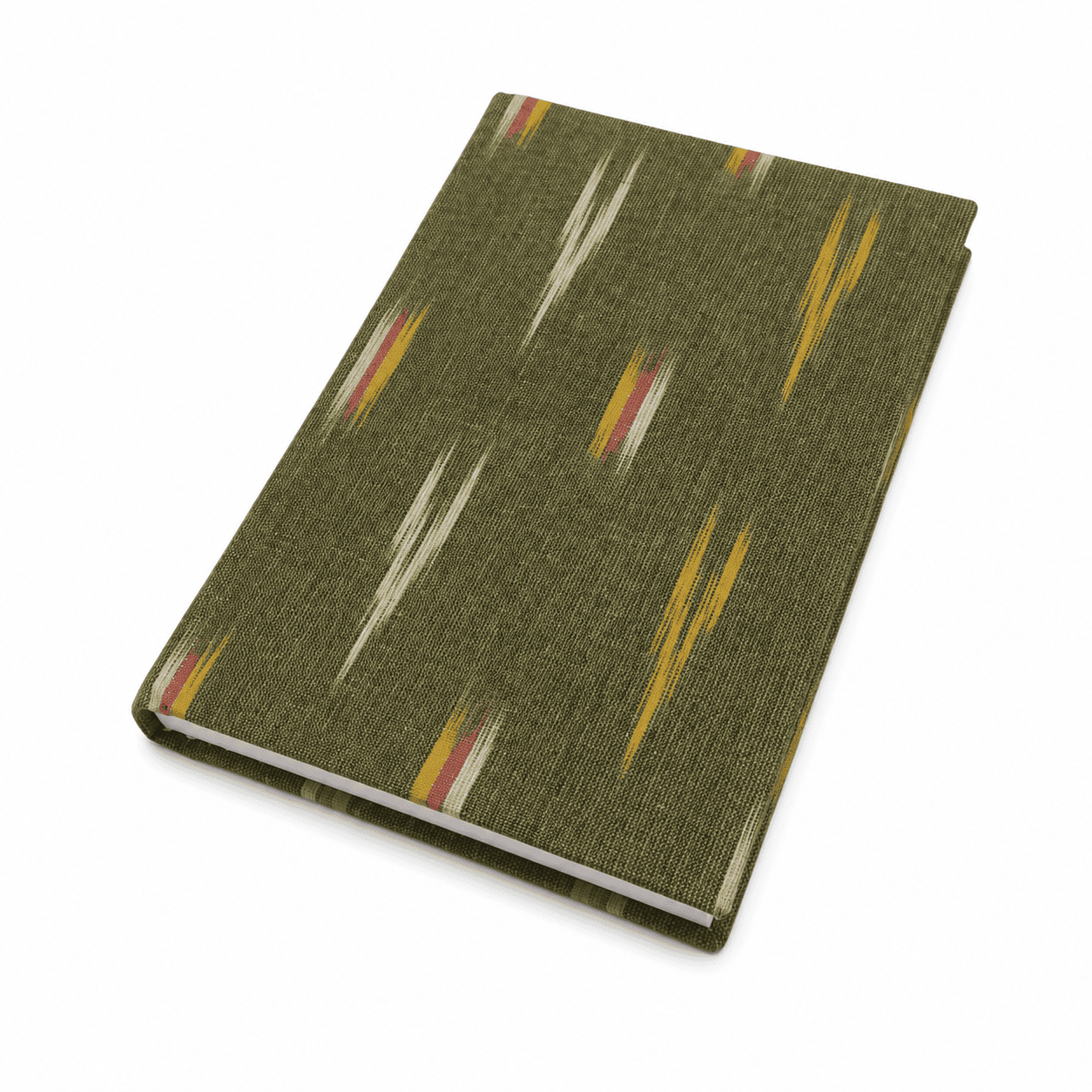 Reddish Brown Ikat Handloom Journal - Image 1