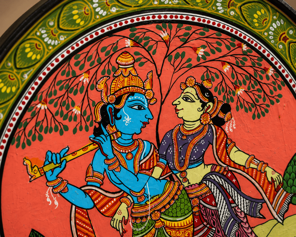 Odisha Pattachitra Folk Art Plate