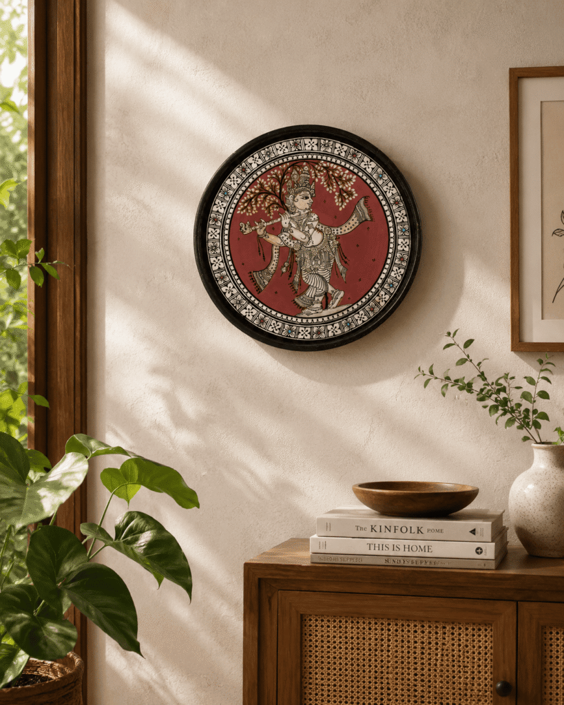 Odisha Heritage Pattachitra Art Plate