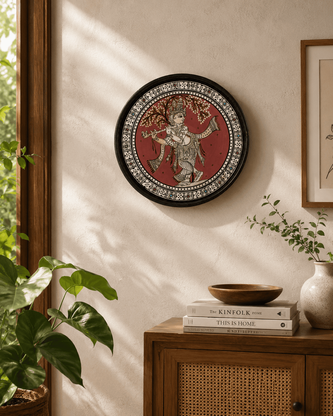 Odisha Heritage Pattachitra Art Plate - Image 4