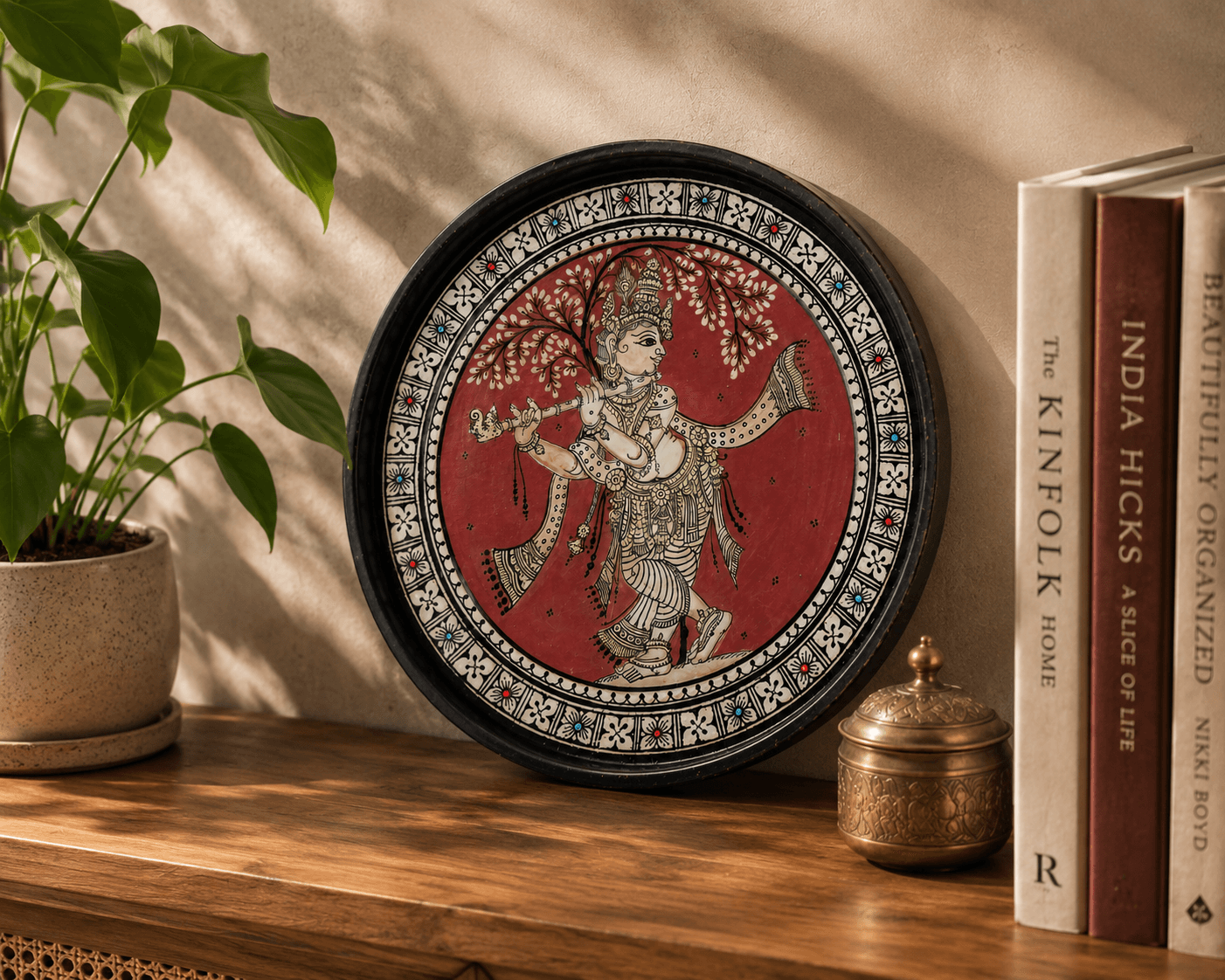 Odisha Heritage Pattachitra Art Plate - Image 5
