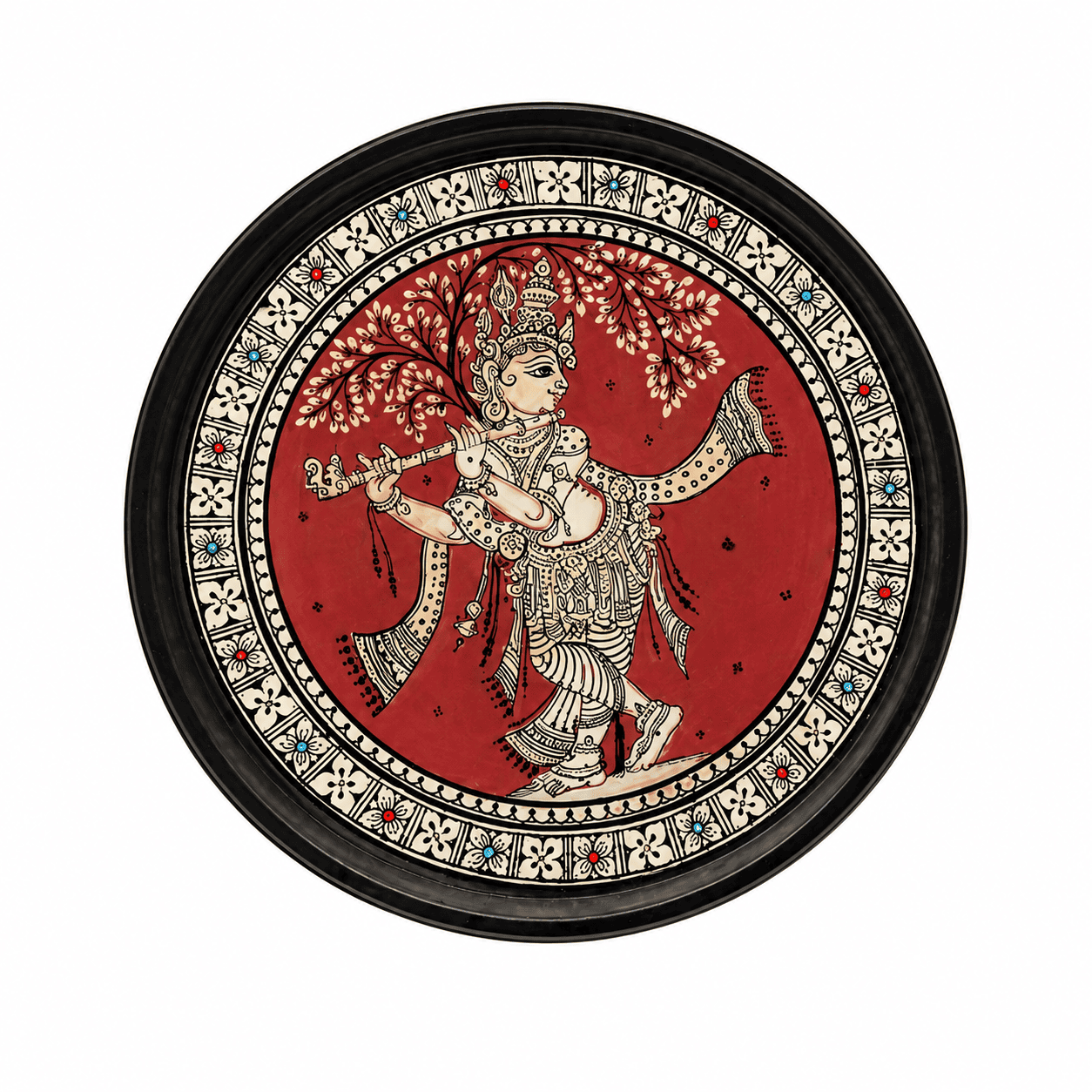 Odisha Heritage Pattachitra Art Plate - Image 1