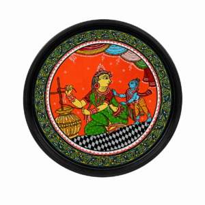 Odisha Pattachitra Folk Art Plate - Image 1