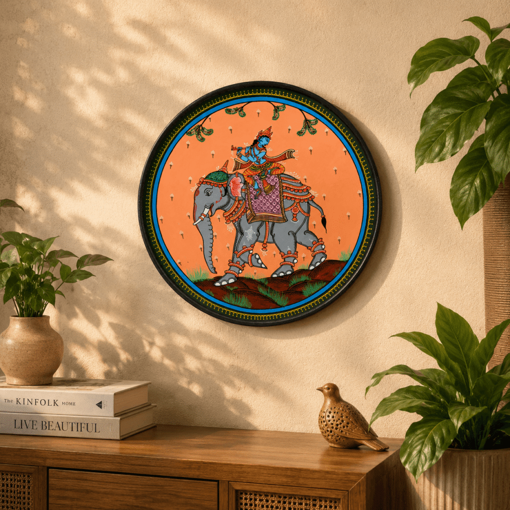 Odisha Traditional Folk Art Plate