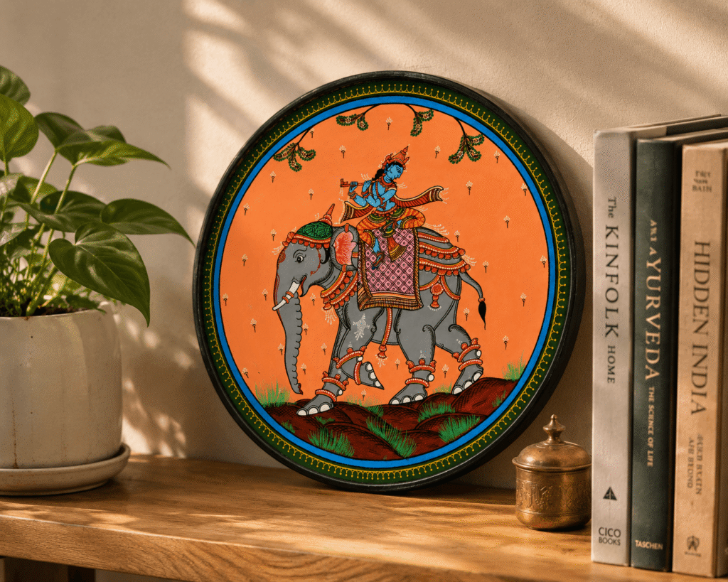 Odisha Traditional Folk Art Plate