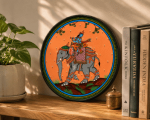 Odisha Traditional Folk Art Plate - Image 4