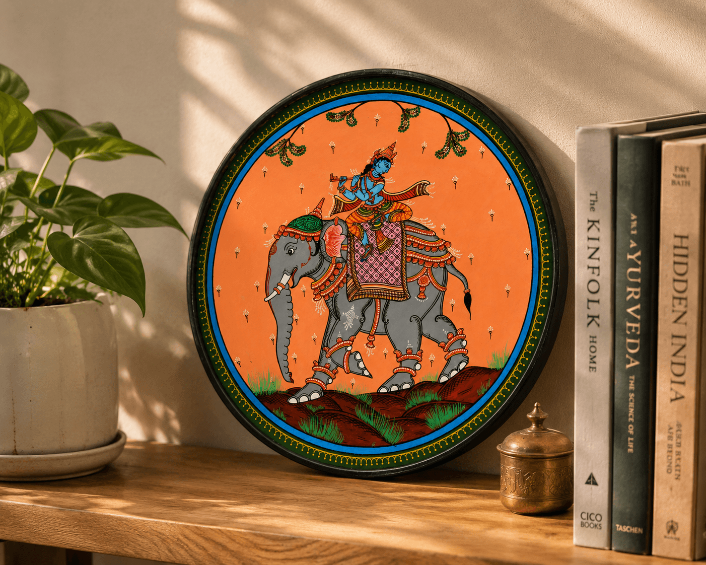 Odisha Traditional Folk Art Plate - Image 4
