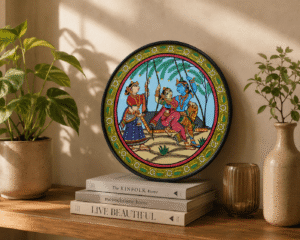 Odisha Folk Art Pattachitra Plate - Image 4