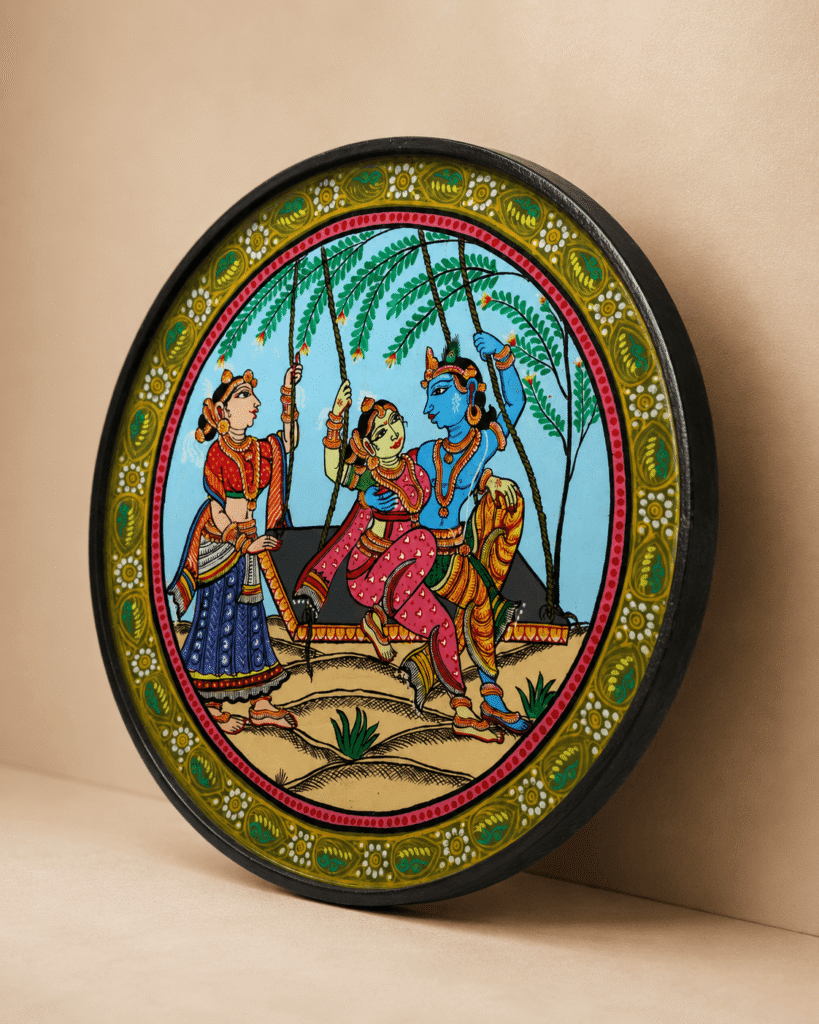 Odisha Folk Art Pattachitra Plate