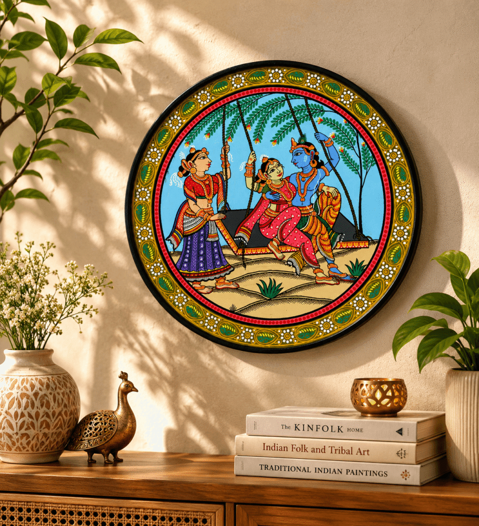 Odisha Folk Art Pattachitra Plate