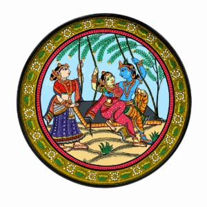 Odisha Folk Art Pattachitra Plate - Image 1