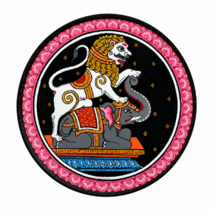Tribal Pattachitra Folk Art Plate - Image 1