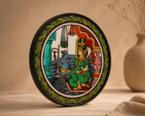 Odisha Pattachitra Traditional Art Plate - Image 2