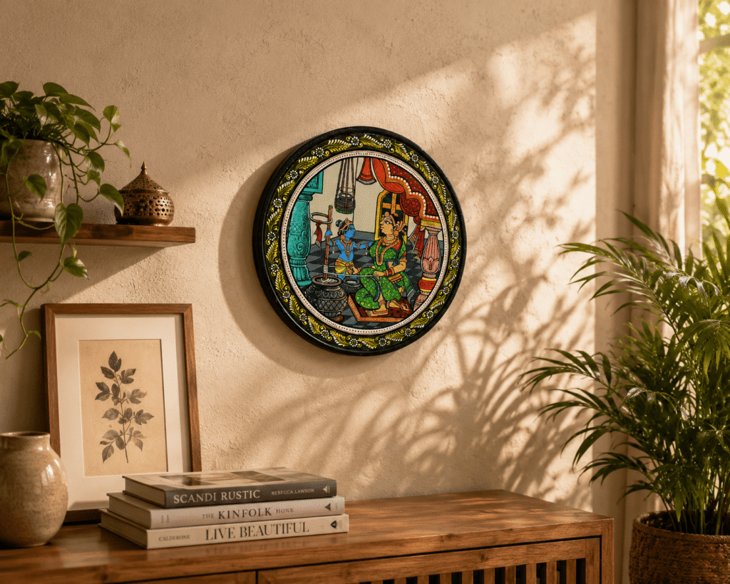 Odisha Pattachitra Traditional Art Plate