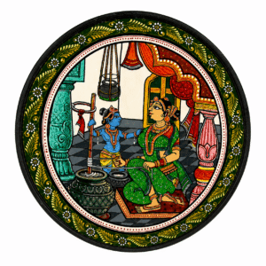 Odisha Pattachitra Traditional Art Plate