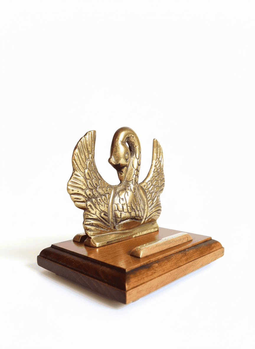 Brass Swan Decorative Showpiece - Image 2