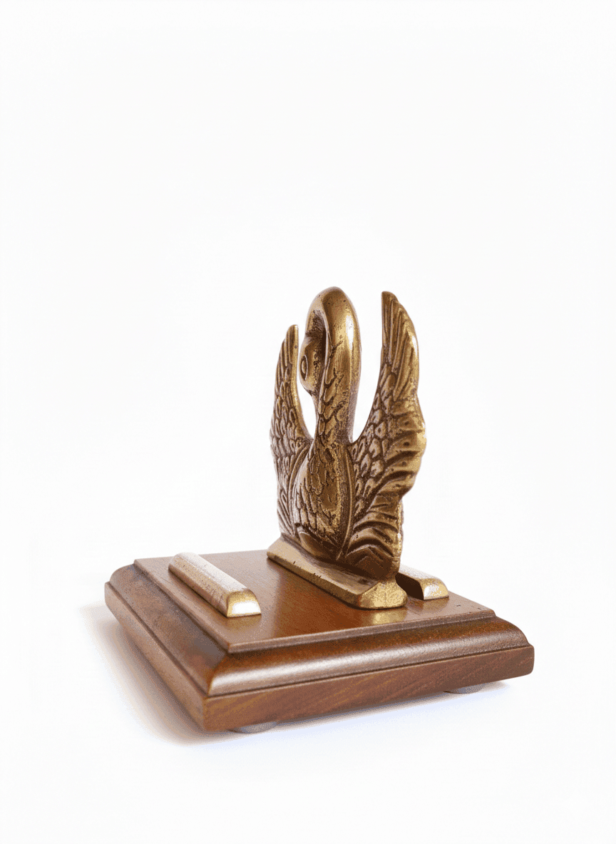 Brass Swan Decorative Showpiece - Image 3