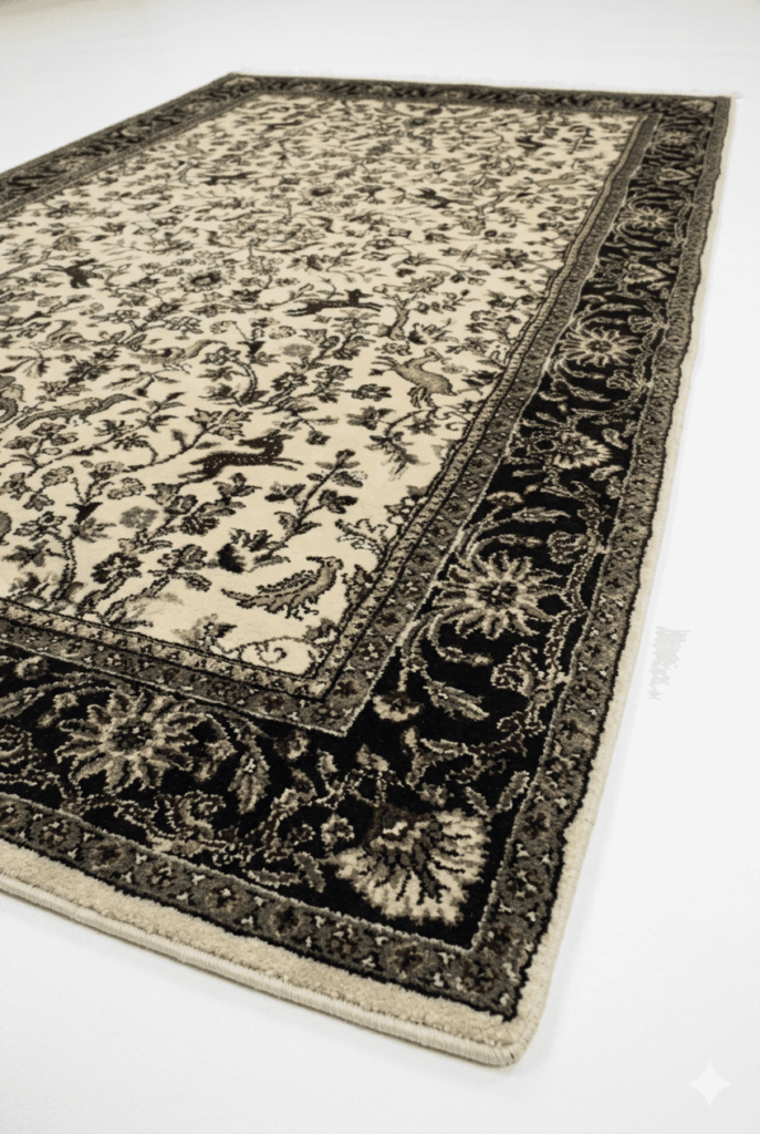 Ivory Persian Floral Area Rug