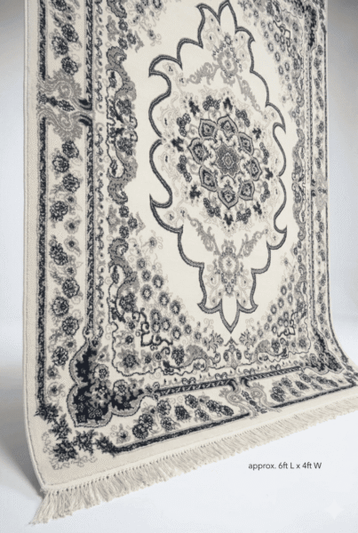 Ivory Persian Floral Area Rug - Image 2