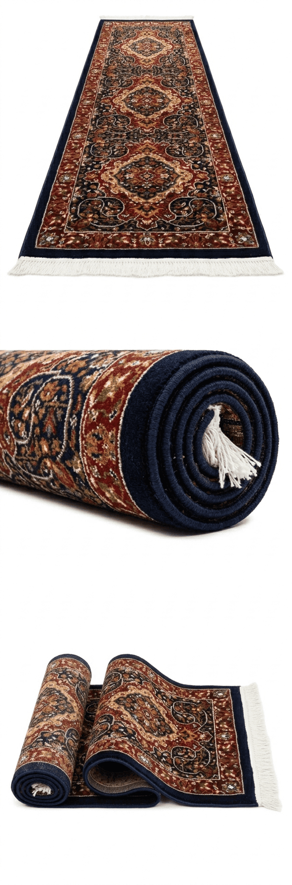 Vintage Persian Medallion Rug - Image 2